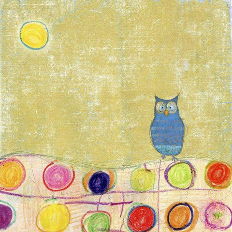 Feathers, Dots and Stripes III Black Modern Wood Framed Art Print by Blixt, Ingrid