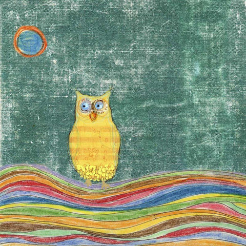 Feathers, Dots and Stripes V Black Modern Wood Framed Art Print by Blixt, Ingrid