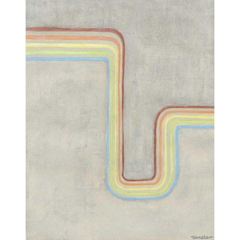 Retro Rhythm I Black Modern Wood Framed Art Print with Double Matting by Lam, Vanna