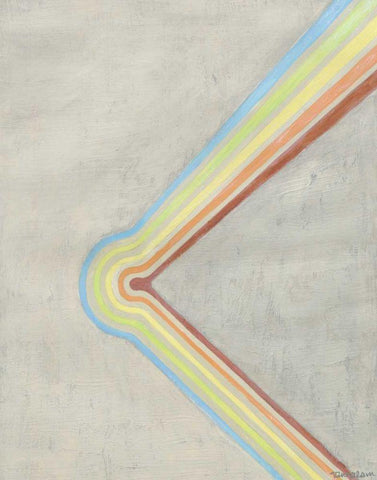 Retro Rhythm II Black Ornate Wood Framed Art Print with Double Matting by Lam, Vanna