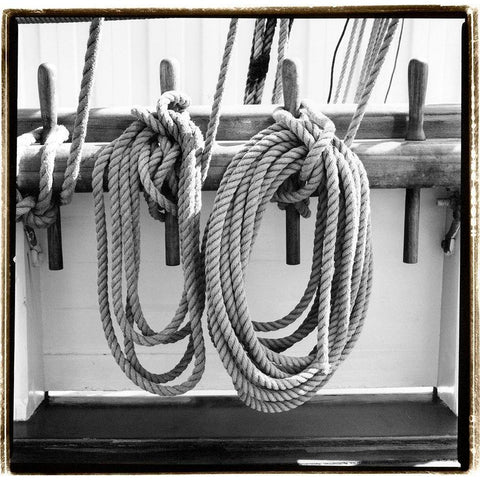 Secure I Black Modern Wood Framed Art Print by DeNardo, Laura