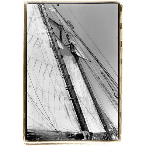 Set Sail I Gold Ornate Wood Framed Art Print with Double Matting by DeNardo, Laura