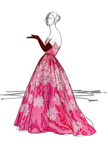 Night on the Town II Black Ornate Wood Framed Art Print with Double Matting by Vision Studio