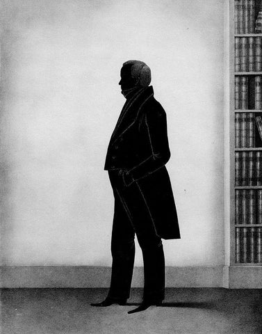 Men of Distinction IV Black Ornate Wood Framed Art Print with Double Matting by Brown, William Henry