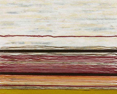 Stratitude I White Modern Wood Framed Art Print with Double Matting by Avondet, Natalie