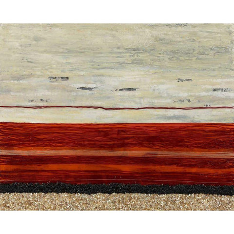 Stratitude II Black Modern Wood Framed Art Print with Double Matting by Avondet, Natalie