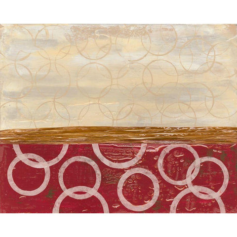 Going in Circles I Gold Ornate Wood Framed Art Print with Double Matting by Avondet, Natalie