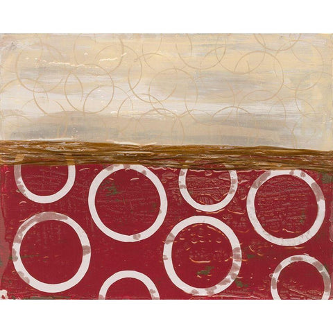 Going in Circles II Gold Ornate Wood Framed Art Print with Double Matting by Avondet, Natalie