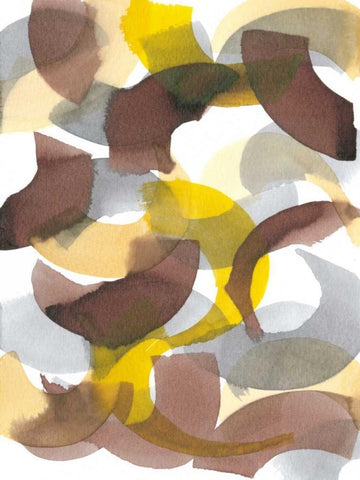 Parenthesis I Black Ornate Wood Framed Art Print with Double Matting by Fuchs, Jodi