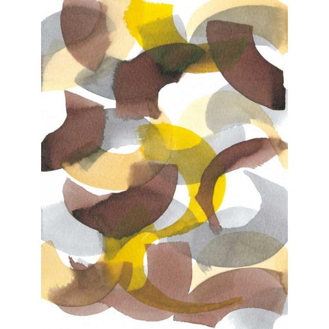 Parenthesis I Black Modern Wood Framed Art Print by Fuchs, Jodi