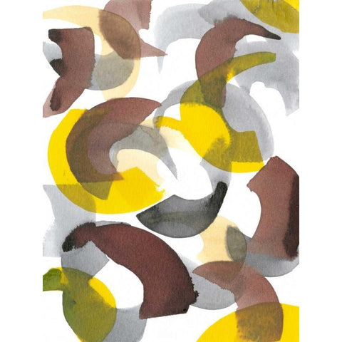 Parenthesis II White Modern Wood Framed Art Print by Fuchs, Jodi