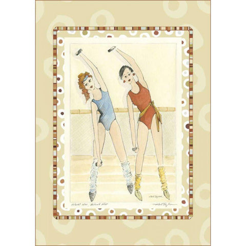 Waist Not, Want Not Gold Ornate Wood Framed Art Print with Double Matting by Taylor, Kris