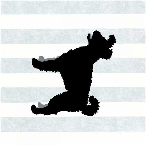 Pumi in Neutral White Modern Wood Framed Art Print by Lucas, Christine