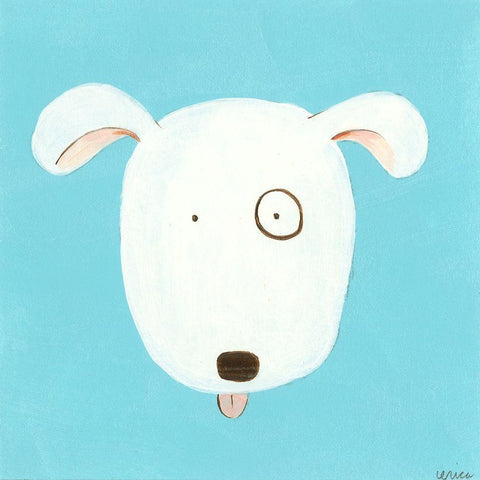 Kiki Black Modern Wood Framed Art Print by Vess, June Erica