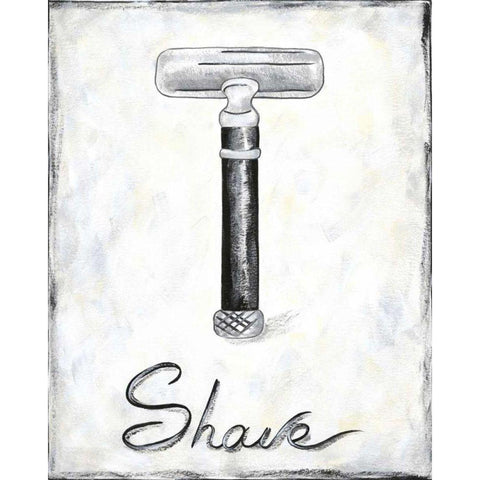 Shave Gold Ornate Wood Framed Art Print with Double Matting by Zarris, Chariklia