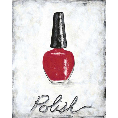 Polish Black Modern Wood Framed Art Print by Zarris, Chariklia