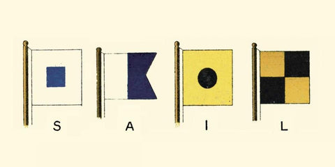 Sail Black Ornate Wood Framed Art Print with Double Matting by Vision Studio