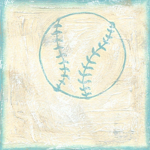 Baseball Rules White Modern Wood Framed Art Print by Zarris, Chariklia