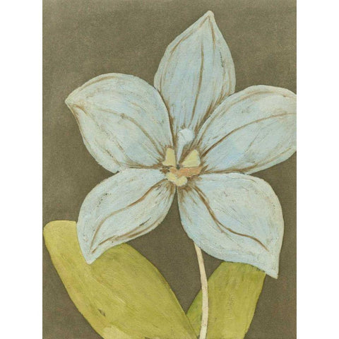 Orchid and Earth II Gold Ornate Wood Framed Art Print with Double Matting by Meagher, Megan