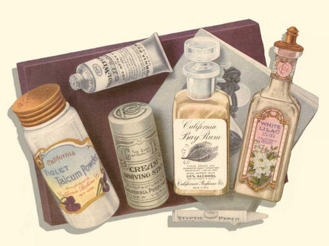 Vintage Boudoir II Black Ornate Wood Framed Art Print with Double Matting by unknown