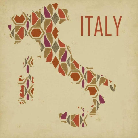 Travel Abroad I Gold Ornate Wood Framed Art Print with Double Matting by Fagalde, Jarman