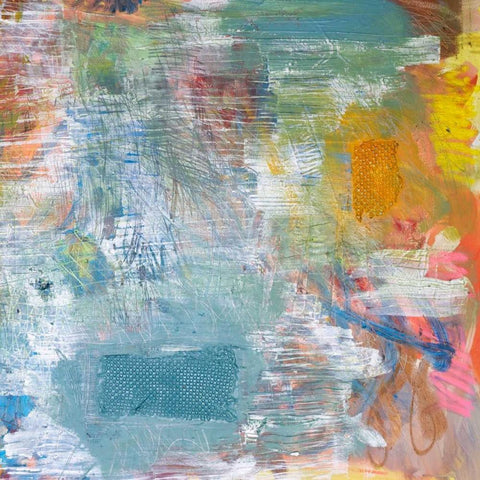 Paint Tray II Black Modern Wood Framed Art Print with Double Matting by Youngstrom, Kent