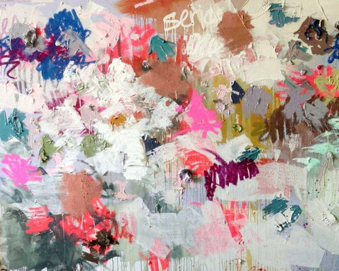 Really I White Modern Wood Framed Art Print with Double Matting by Youngstrom, Kent