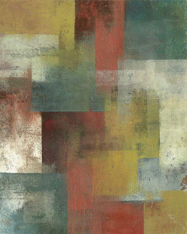 Amelia Island Blue I Black Ornate Wood Framed Art Print with Double Matting by Green-Aldridge, W.