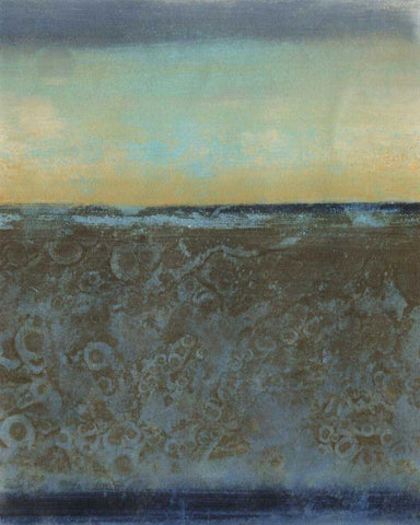 Diffused Light IV White Modern Wood Framed Art Print with Double Matting by Green-Aldridge, W.