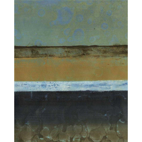 Diffused Light V Gold Ornate Wood Framed Art Print with Double Matting by Green-Aldridge, W.