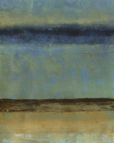 Diffused Light VI White Modern Wood Framed Art Print with Double Matting by Green-Aldridge, W.