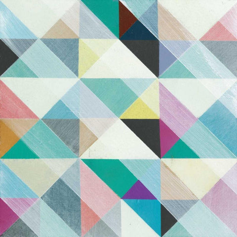 Moderno II White Modern Wood Framed Art Print by Fuchs, Jodi