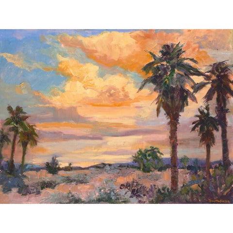 Desert Repose I Black Modern Wood Framed Art Print by Oleson, Nanette