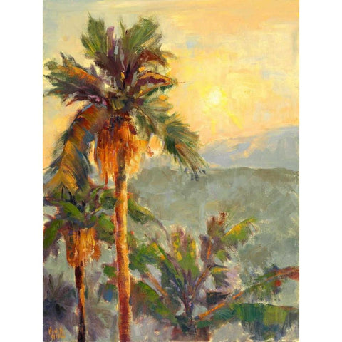 Desert Repose VII White Modern Wood Framed Art Print by Oleson, Nanette