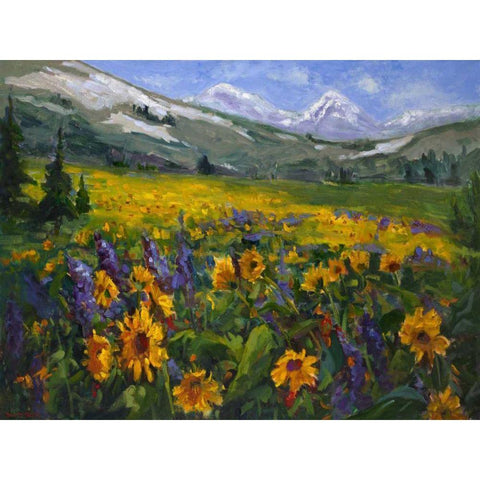 Sierra Awakenings II Black Modern Wood Framed Art Print by Oleson, Nanette