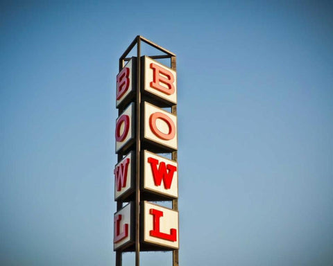 Vintage Bowl I White Modern Wood Framed Art Print with Double Matting by Recapturist