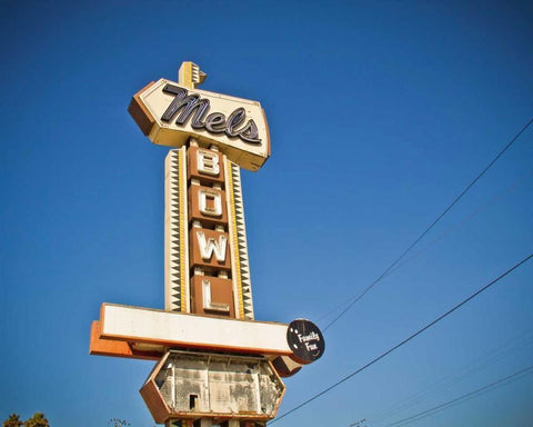 Vintage Bowl II White Modern Wood Framed Art Print with Double Matting by Recapturist