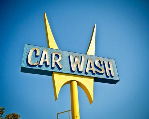 Vintage Retail II Black Ornate Wood Framed Art Print with Double Matting by Recapturist