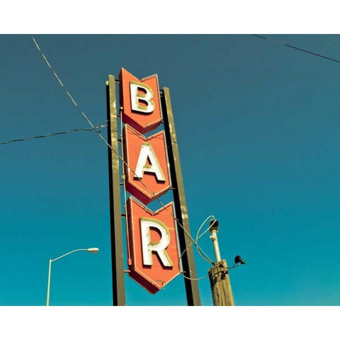 Vintage Retail III Black Modern Wood Framed Art Print with Double Matting by Recapturist