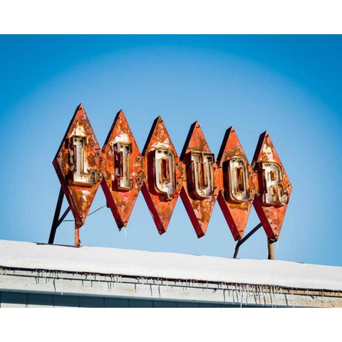 Vintage Retail V White Modern Wood Framed Art Print by Recapturist