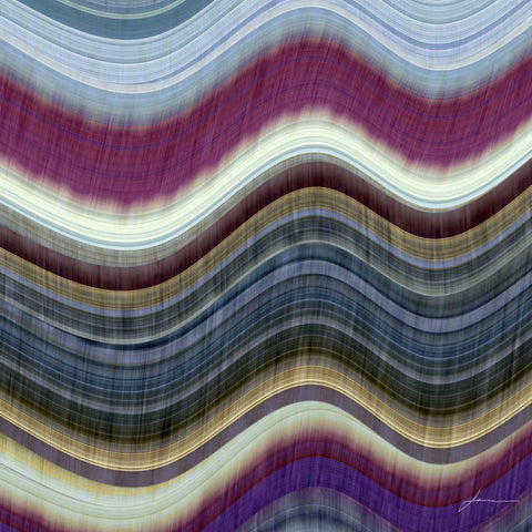 Rumba II Black Modern Wood Framed Art Print with Double Matting by Burghardt, James