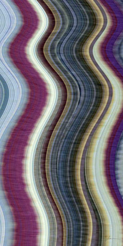 Rumba III Black Ornate Wood Framed Art Print with Double Matting by Burghardt, James