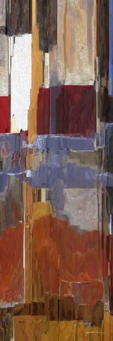 Rock III Black Ornate Wood Framed Art Print with Double Matting by Burghardt, James