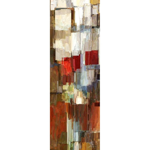 Rock IV Gold Ornate Wood Framed Art Print with Double Matting by Burghardt, James