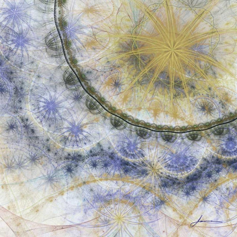 Bedouin Map IV White Modern Wood Framed Art Print with Double Matting by Burghardt, James