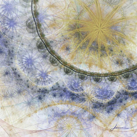 Bedouin Map IV White Modern Wood Framed Art Print by Burghardt, James