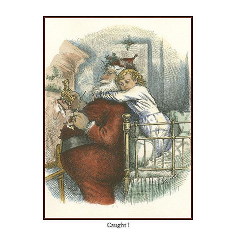 Caught Black Modern Wood Framed Art Print by Unknown