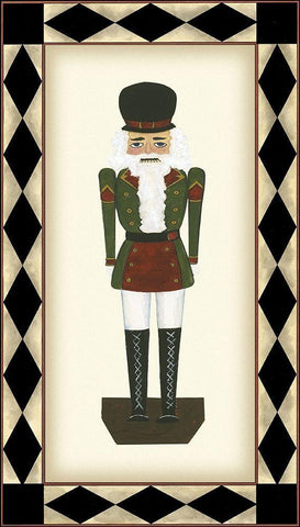 Nutcracker II Black Ornate Wood Framed Art Print with Double Matting by Kafantaris, Tina