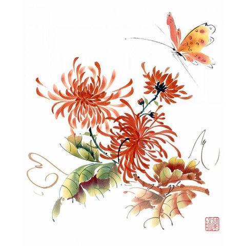 The Light Touch II White Modern Wood Framed Art Print by Parker, Nan Rae