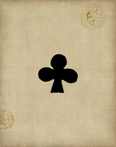 Small Club Black Ornate Wood Framed Art Print with Double Matting by Vision Studio